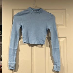 Bluenotes long sleeve crop top, size s